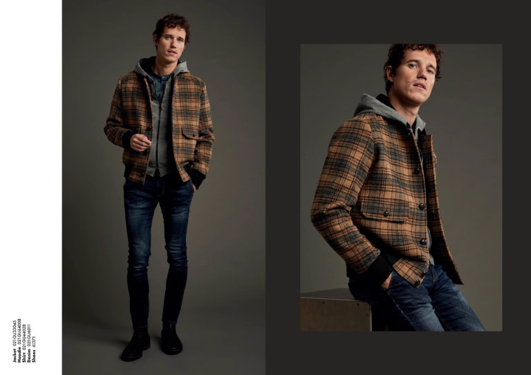 Gaudi Jeans menswear Fall/Winter 2021, look 06 – Leonardo Del Paggio, menswear designer