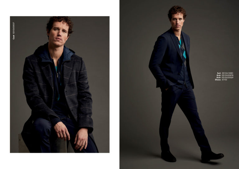 Gaudi Jeans menswear Fall/Winter 2021, look 09 – Leonardo Del Paggio, menswear designer
