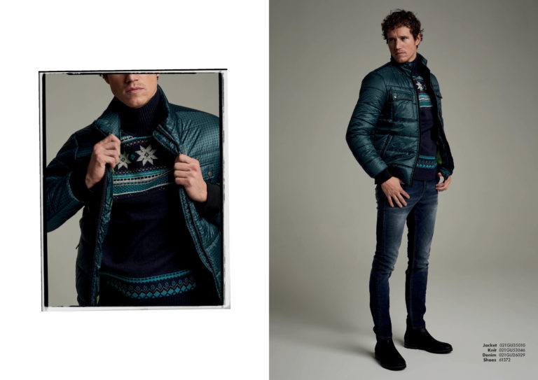 Gaudi Jeans menswear Fall/Winter 2021, look 32 – Leonardo Del Paggio, menswear designer