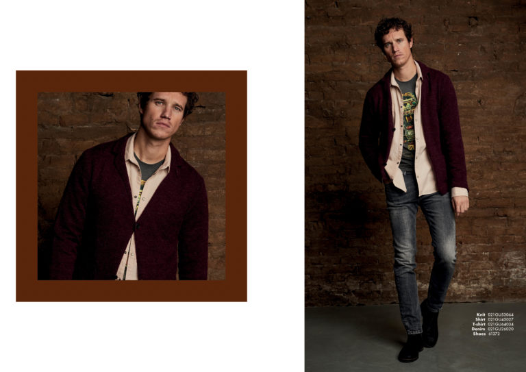Gaudi Jeans menswear Fall/Winter 2021, look 40 – Leonardo Del Paggio, menswear designer