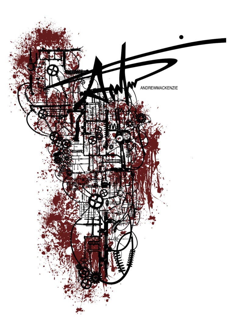 Andrew Mackenzie graphics Fall/Winter 2012, artwork 02 – Leonardo Del Paggio, menswear designer