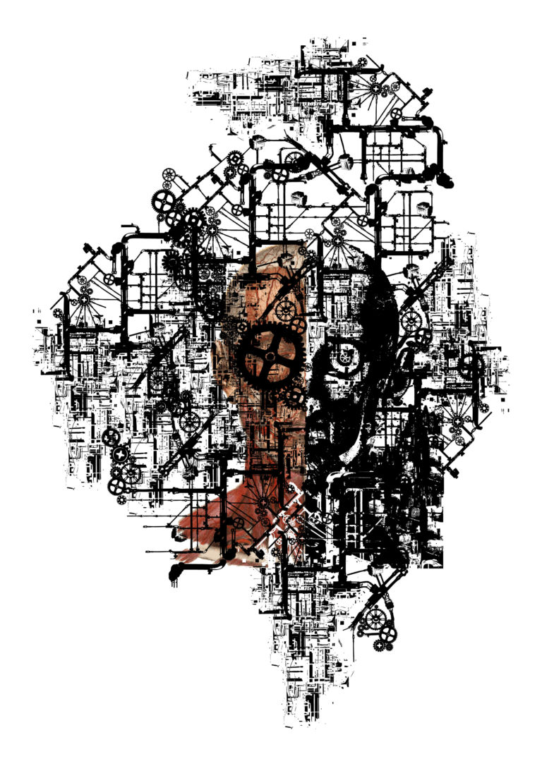 Andrew Mackenzie graphics Fall/Winter 2012, artwork 06 – Leonardo Del Paggio, menswear designer