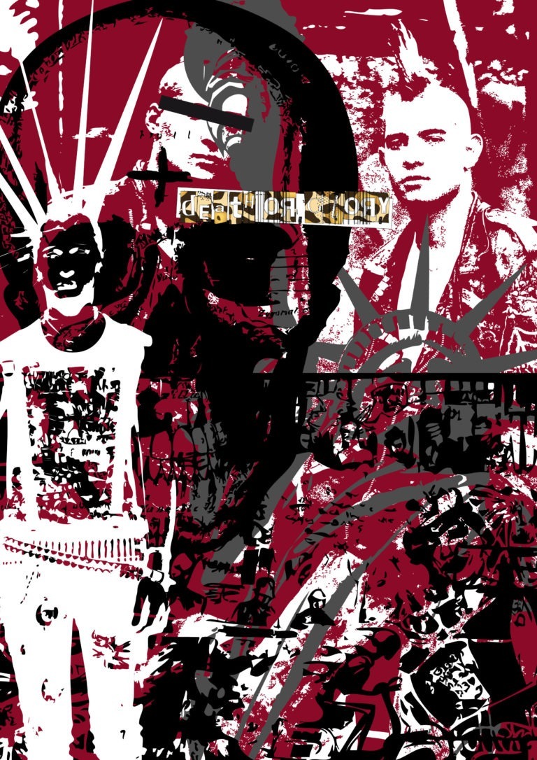 Andrew Mackenzie graphics Spring/Summer 2012, artwork 08 – Leonardo Del Paggio, menswear designer