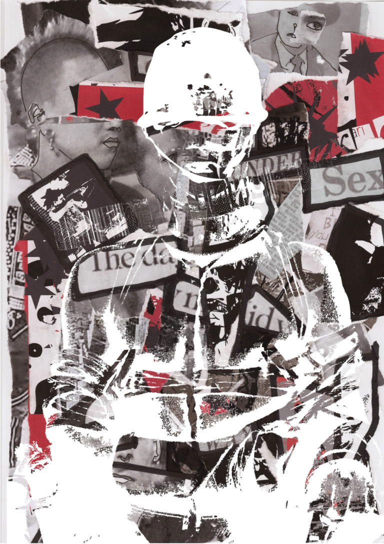 Andrew Mackenzie graphics Spring/Summer 2012, artwork 10 – Leonardo Del Paggio, menswear designer