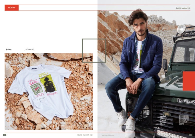 Gaudi Jeans menswear Spring/Summer 2022, look 19 – Leonardo Del Paggio, menswear designer