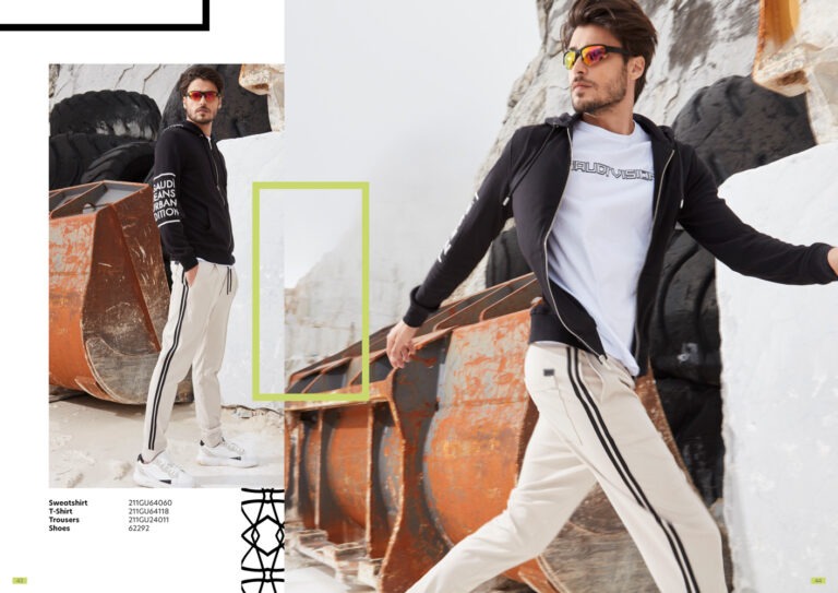 Gaudi Jeans menswear Spring/Summer 2022, look 23 – Leonardo Del Paggio, menswear designer