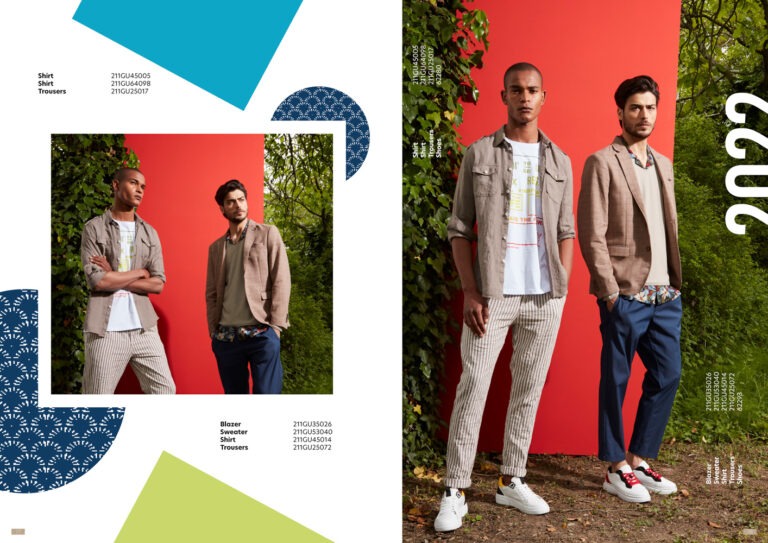 Gaudi Jeans menswear Spring/Summer 2022, look 40 – Leonardo Del Paggio, menswear designer
