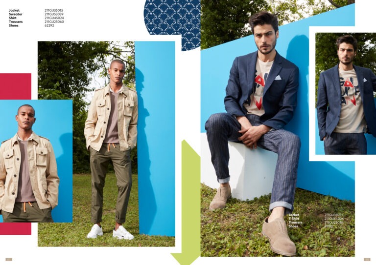 Gaudi Jeans menswear Spring/Summer 2022, look 45 – Leonardo Del Paggio, menswear designer