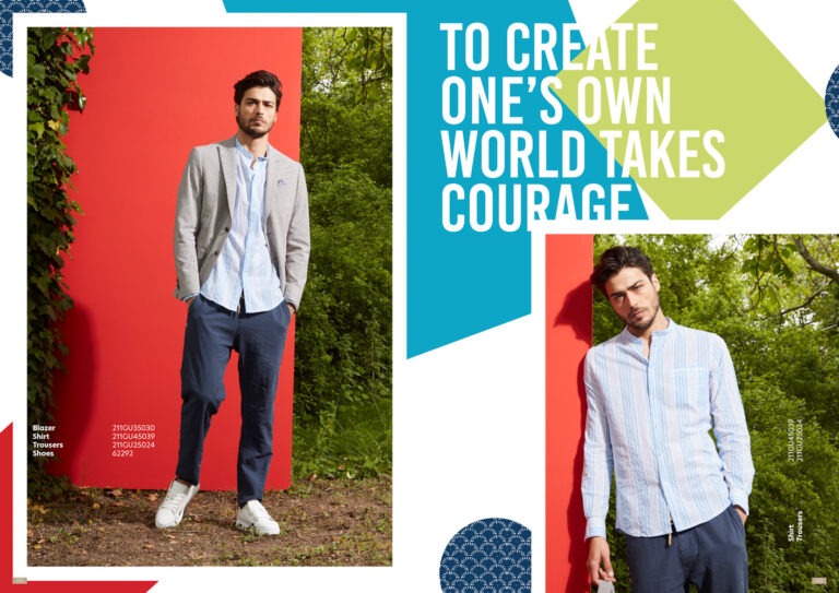 Gaudi Jeans menswear Spring/Summer 2022, look 46 – Leonardo Del Paggio, menswear designer