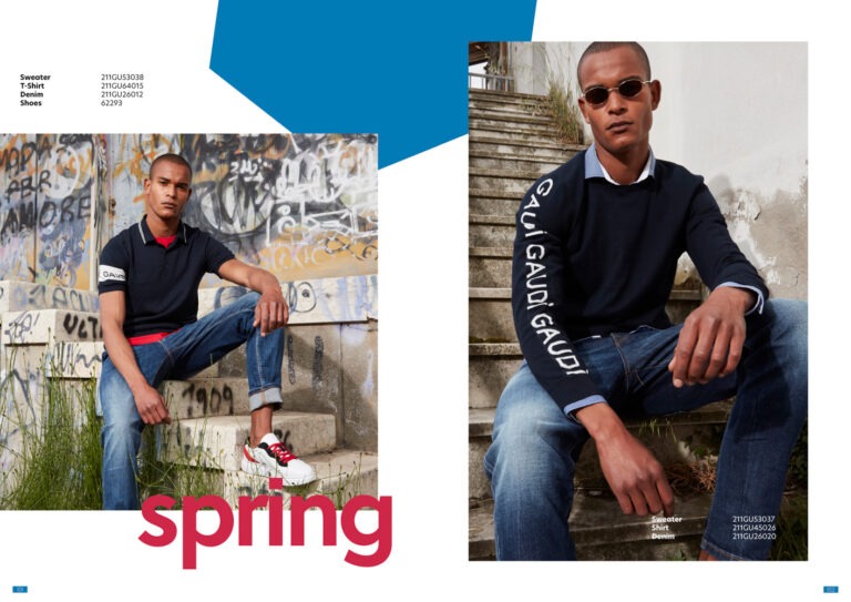 Gaudi Jeans menswear Spring/Summer 2022, look 52 – Leonardo Del Paggio, menswear designer