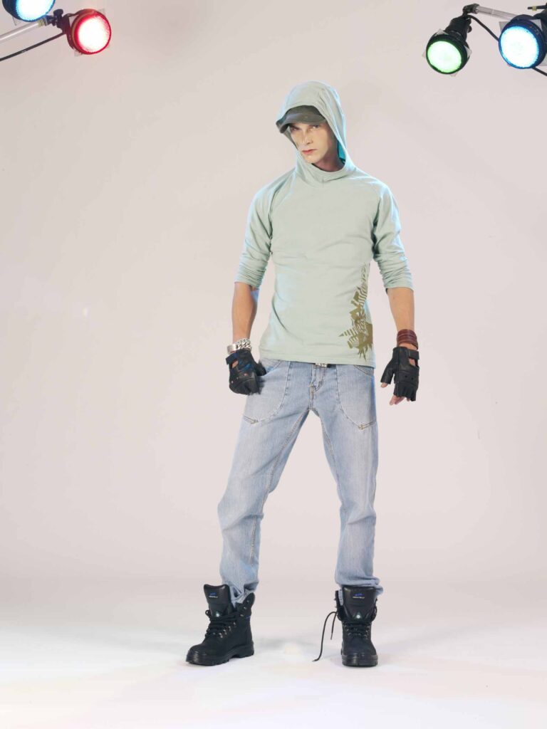 About Blu Men and Women Spring / Summer 2008 lookbook, look 24 of 49 — denim, jersey and casualwear menswear and womenswear designed by Leonardo Del Paggio
